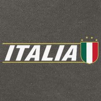 Proud Italian Italia Design Italian Soccer Jersey Style Cotton Canvas Backpack