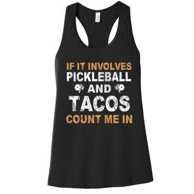 Pickleball If It Involves Women's Racerback Tank