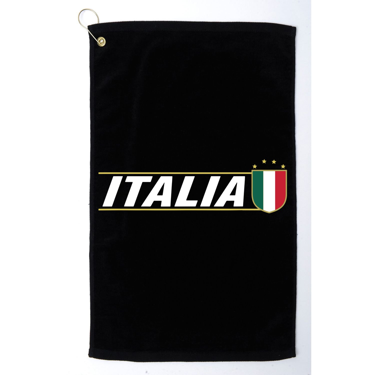 Proud Italian Italia Design Italian Soccer Jersey Style Golf Towel