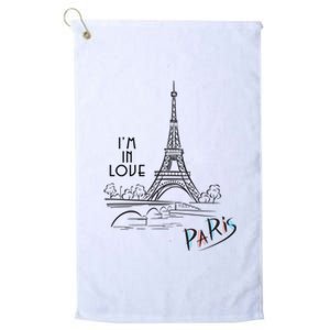 Paris, I'm In Love Platinum Collection Golf Towel