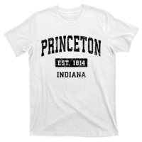 Princeton Indiana In Vintage Sports Established T-Shirt