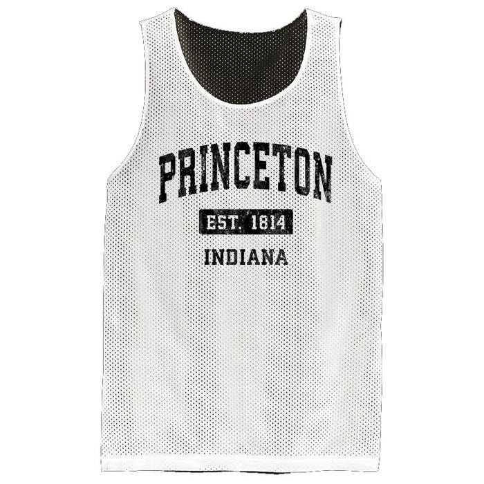 Princeton Indiana In Vintage Sports Established Mesh Reversible Basketball Jersey Tank