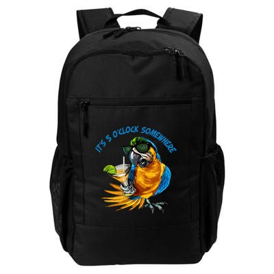 Parrot It Is 5 Oclock Somewhere Summer Vacation Backpack