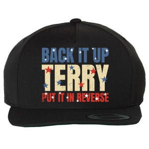 Put It In Reverse Terry Gift Funny Back It Up Terry Gift Wool Snapback Cap