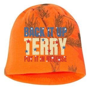 Put It In Reverse Terry Gift Funny Back It Up Terry Gift Kati - Camo Knit Beanie