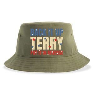 Put It In Reverse Terry Gift Funny Back It Up Terry Gift Sustainable Bucket Hat