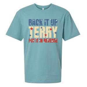 Put It In Reverse Terry Gift Funny Back It Up Terry Gift Sueded Cloud Jersey T-Shirt