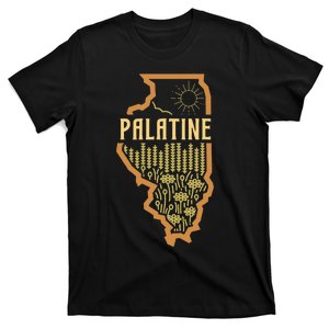 Palatine Illinois (IL) Prairie Landscape Graphic T-Shirt