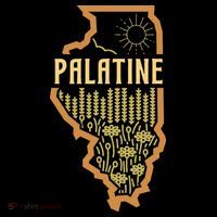 Palatine Illinois (IL) Prairie Landscape Graphic Tall T-Shirt