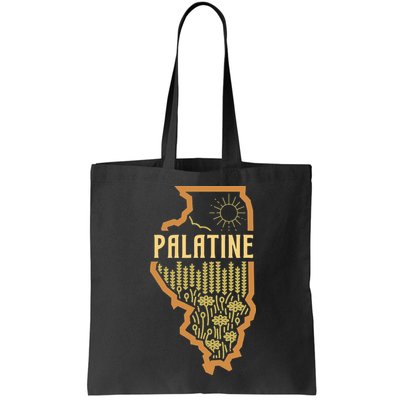 Palatine Illinois (IL) Prairie Landscape Graphic Bag