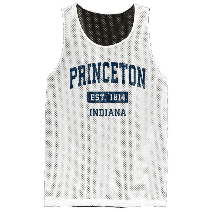 Princeton Indiana In Vintage Sports Established Mesh Reversible Basketball Jersey Tank