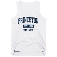 Princeton Indiana In Vintage Sports Established Tank Top