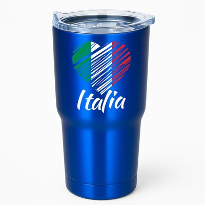 Proud Italian Italia Design Italian Heart Love Italy Gift Tumbler