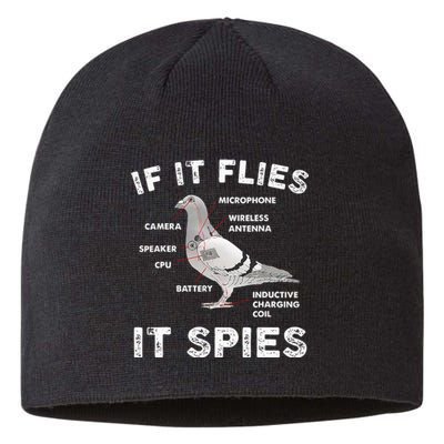 Pigeon If It Flies Spies Pigeon Anatomy Theory Bird Lover Sustainable Beanie