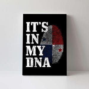 Panama ItS In My Dna Panamanian Flag Pride Roots Canvas