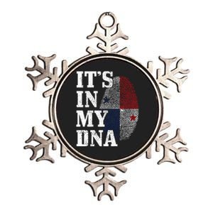 Panama ItS In My Dna Panamanian Flag Pride Roots Metallic Star Ornament