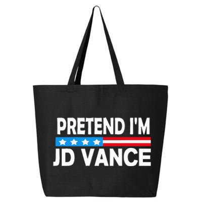 Pretend IM Jd Vance Funny Lazy Halloween Costume 25L Jumbo Tote