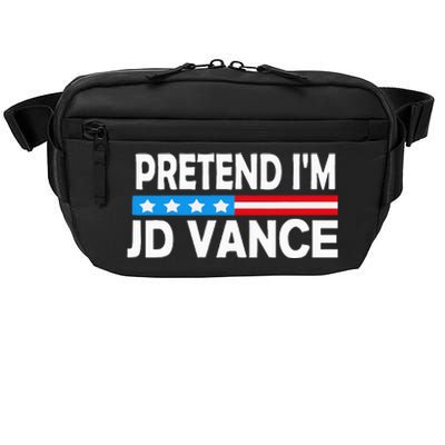 Pretend IM Jd Vance Funny Lazy Halloween Costume Crossbody Pack