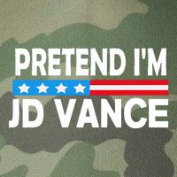Pretend IM Jd Vance Funny Lazy Halloween Costume Legacy Tie Dye Trucker Hat