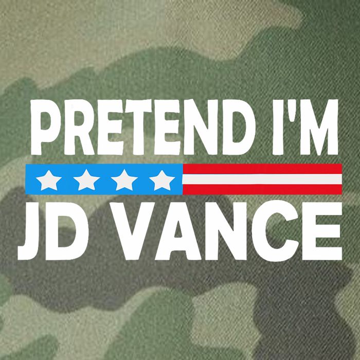 Pretend IM Jd Vance Funny Lazy Halloween Costume Legacy Tie Dye Trucker Hat