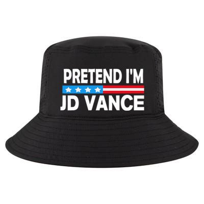 Pretend IM Jd Vance Funny Lazy Halloween Costume Cool Comfort Performance Bucket Hat
