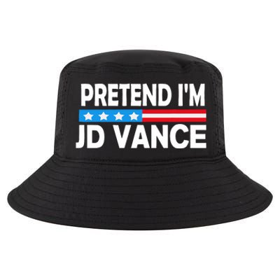 Pretend IM Jd Vance Funny Lazy Halloween Costume Cool Comfort Performance Bucket Hat