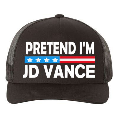 Pretend IM Jd Vance Funny Lazy Halloween Costume Yupoong Adult 5-Panel Trucker Hat