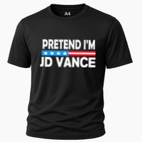 Pretend IM Jd Vance Funny Lazy Halloween Costume Performance Shirt