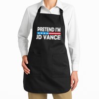 Pretend IM Jd Vance Funny Lazy Halloween Costume Apron