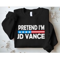 Pretend IM Jd Vance Funny Lazy Halloween Costume Sweatshirt
