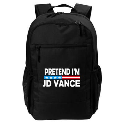 Pretend IM Jd Vance Funny Lazy Halloween Costume Backpack