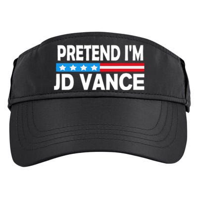 Pretend IM Jd Vance Funny Lazy Halloween Costume Adult Drive Performance Visor