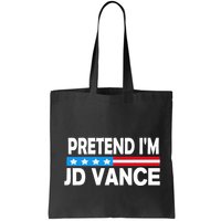 Pretend IM Jd Vance Funny Lazy Halloween Costume Bag