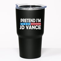 Pretend IM Jd Vance Funny Lazy Halloween Costume Tumbler