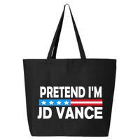 Pretend IM Jd Vance Funny Lazy Halloween Costume 25L Jumbo Tote