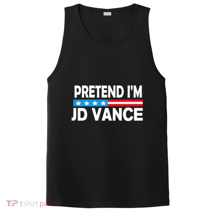 Pretend IM Jd Vance Funny Lazy Halloween Costume PosiCharge Competitor Tank