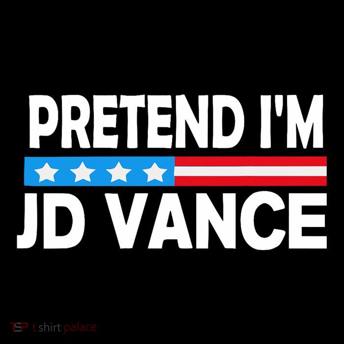 Pretend IM Jd Vance Funny Lazy Halloween Costume PosiCharge Competitor Tank