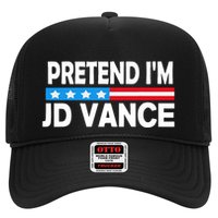 Pretend IM Jd Vance Funny Lazy Halloween Costume Trucker Hat