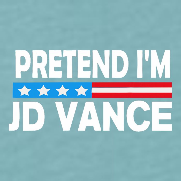 Pretend IM Jd Vance Funny Lazy Halloween Costume Sueded Cloud Jersey T-Shirt