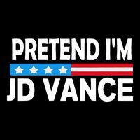 Pretend IM Jd Vance Funny Lazy Halloween Costume Mousepad