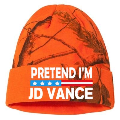 Pretend IM Jd Vance Funny Lazy Halloween Costume Kati Licensed 12" Camo Beanie