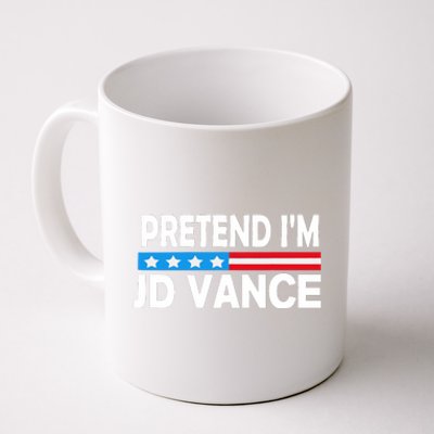 Pretend IM Jd Vance Funny Lazy Halloween Costume Coffee Mug