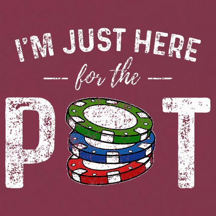 Poker I'm Just Here For The Pot Funny 16oz Travel Tumbler