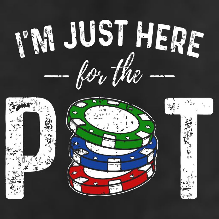 Poker I'm Just Here For The Pot Funny Hat