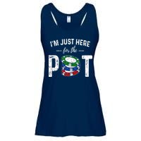 Poker I'm Just Here For The Pot Funny Ladies Essential Flowy Tank