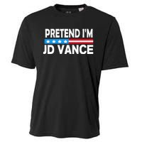 Pretend IM Jd Vance Funny Lazy Halloween Costume Cooling Performance Crew T-Shirt