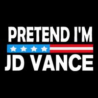 Pretend IM Jd Vance Funny Lazy Halloween Costume Mousepad
