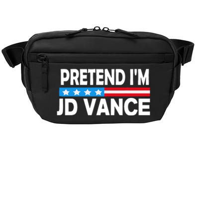 Pretend IM Jd Vance Funny Lazy Halloween Costume Crossbody Pack