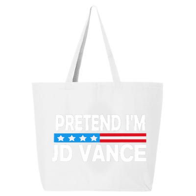 Pretend IM Jd Vance Funny Lazy Halloween Costume 25L Jumbo Tote