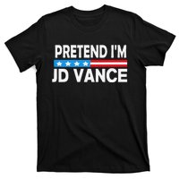 Pretend IM Jd Vance Funny Lazy Halloween Costume Gift T-Shirt